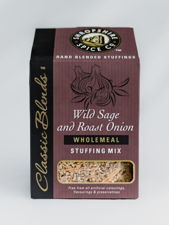 The Surrey Butchers: Shropshire Spice Co - Wild Sage & Roast Onion Stuffing Mix - Gluten Free - 120g